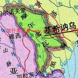 摩尔多瓦简要区位地图,摩尔多瓦地图高清中文版