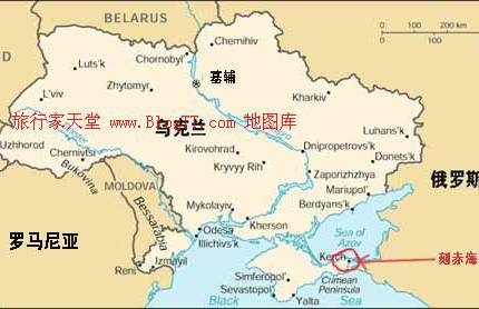 俄乌刻赤海峡之争地图,俄罗斯地图高清中文版