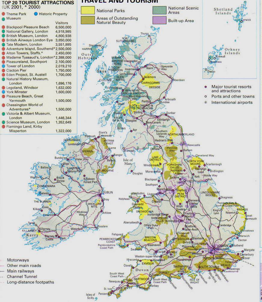 英国交通图