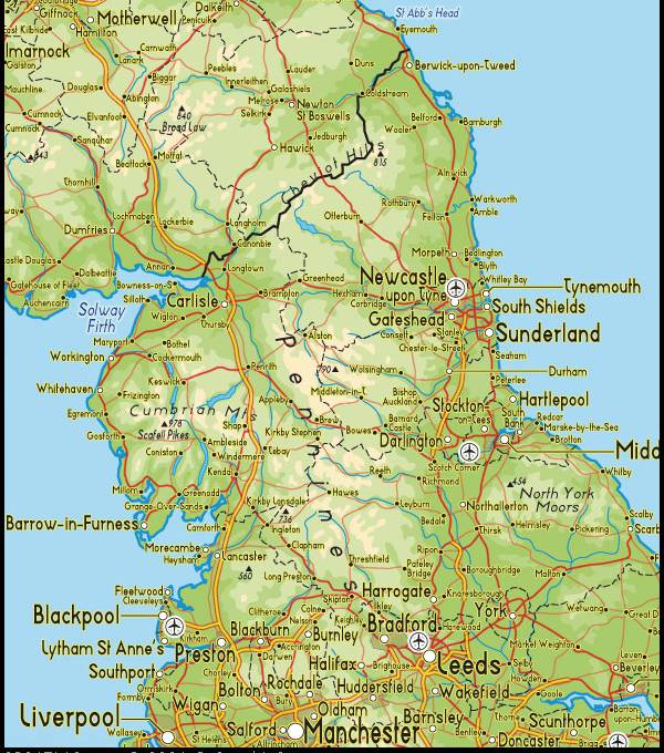 北苏格兰地图,英国地图高清中文版