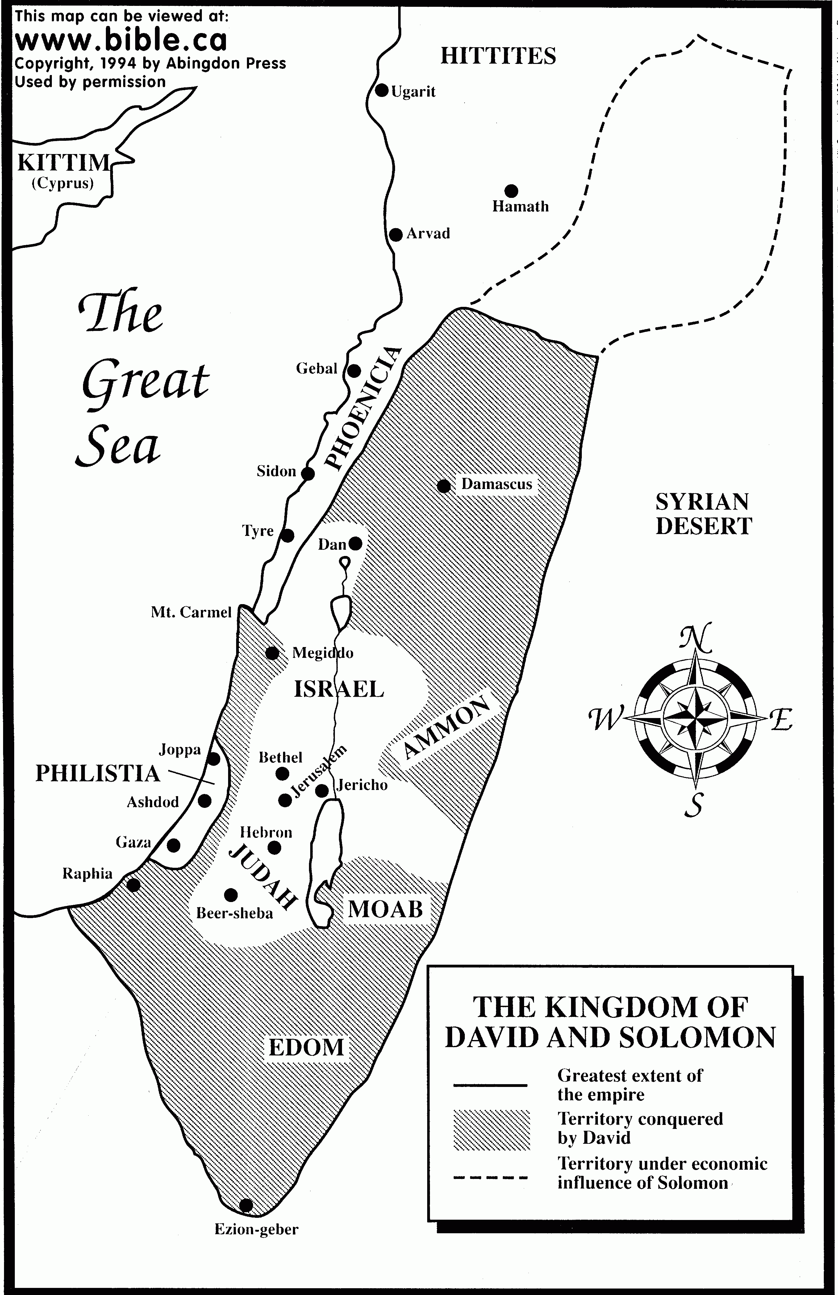 所罗门王国地图