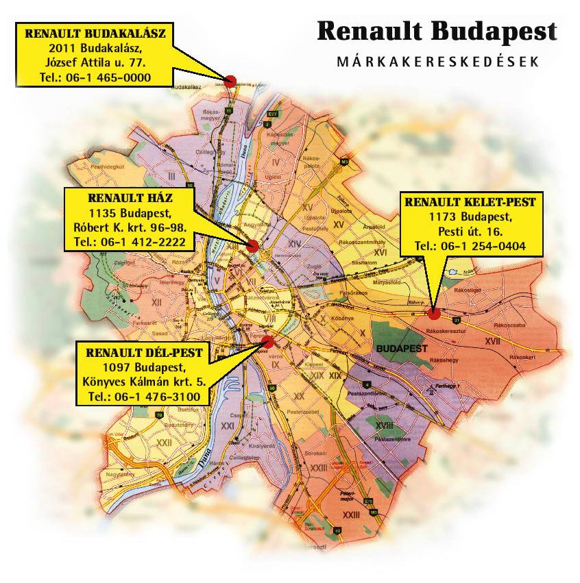 匈牙利-布达佩斯地图