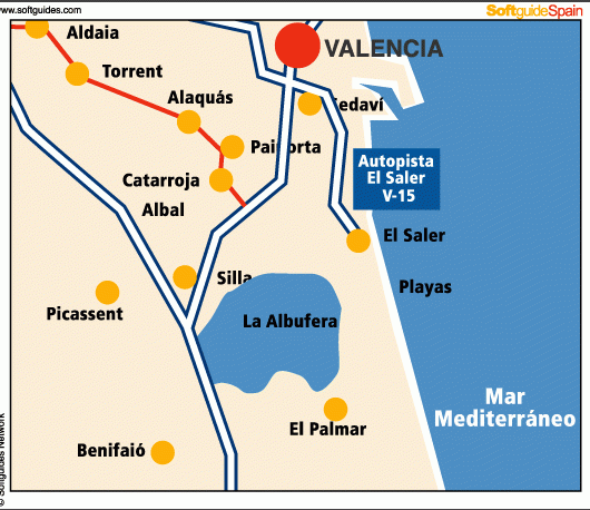 西班牙-瓦伦西亚地图,西班牙地图高清中文版