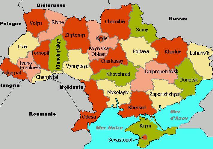 乌克兰地图,乌克兰地图高清中文版