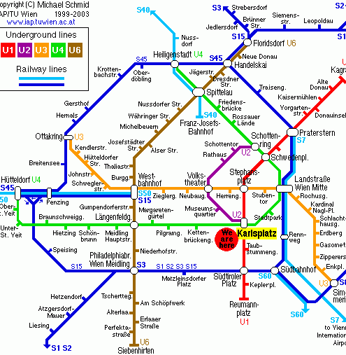 奥地利-维也纳地图