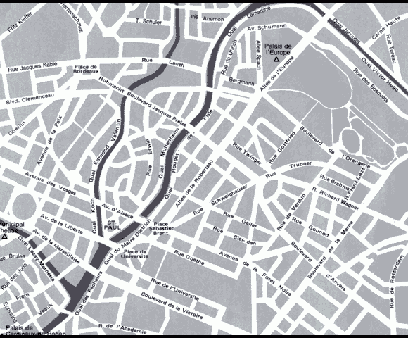 法国-斯特拉斯堡地图