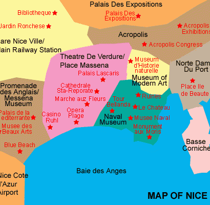 法国-尼斯地图