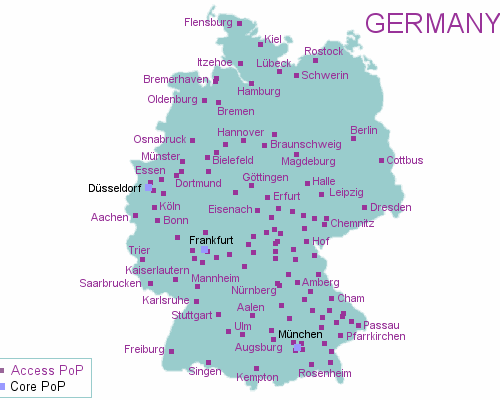 德国地图,德国地图高清中文版