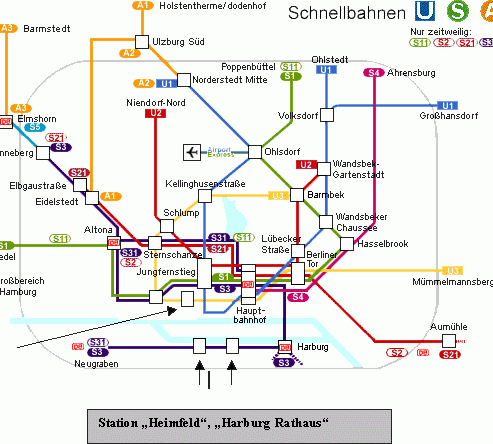 德国-汉堡地图