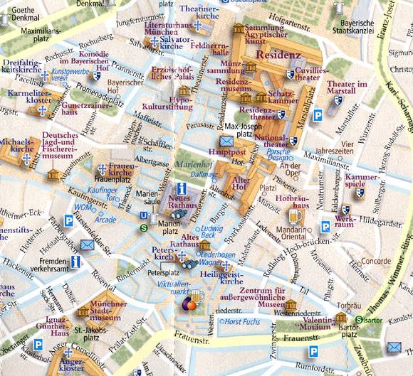 德国-慕尼黑地图,德国地图高清中文版