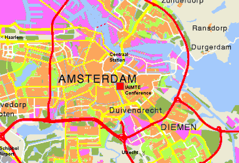 荷兰-阿姆斯特丹地图