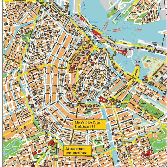 荷兰-阿姆斯特丹地图