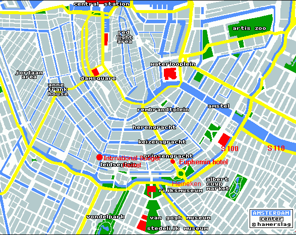 荷兰-阿姆斯特丹地图
