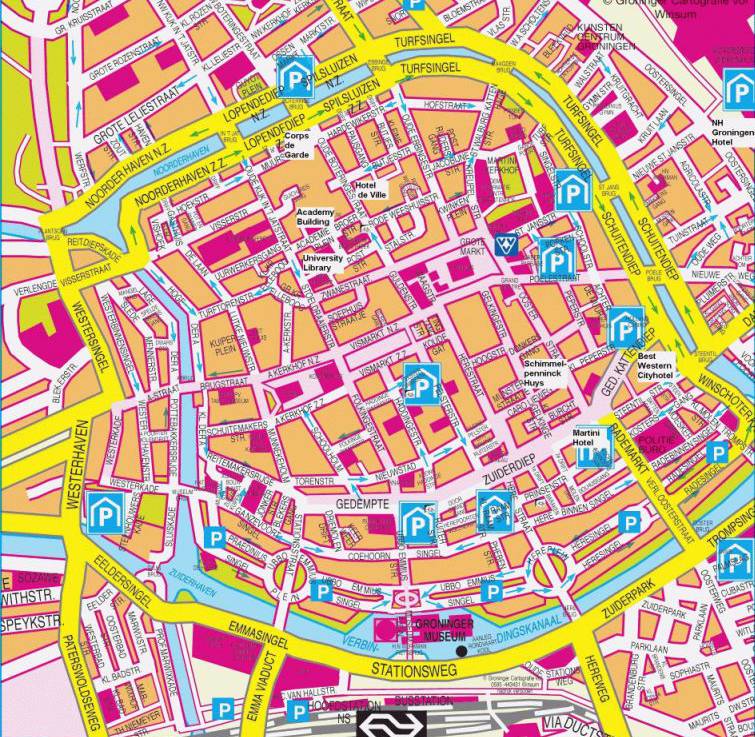 荷兰-哥罗宁根地图,荷兰地图高清中文版