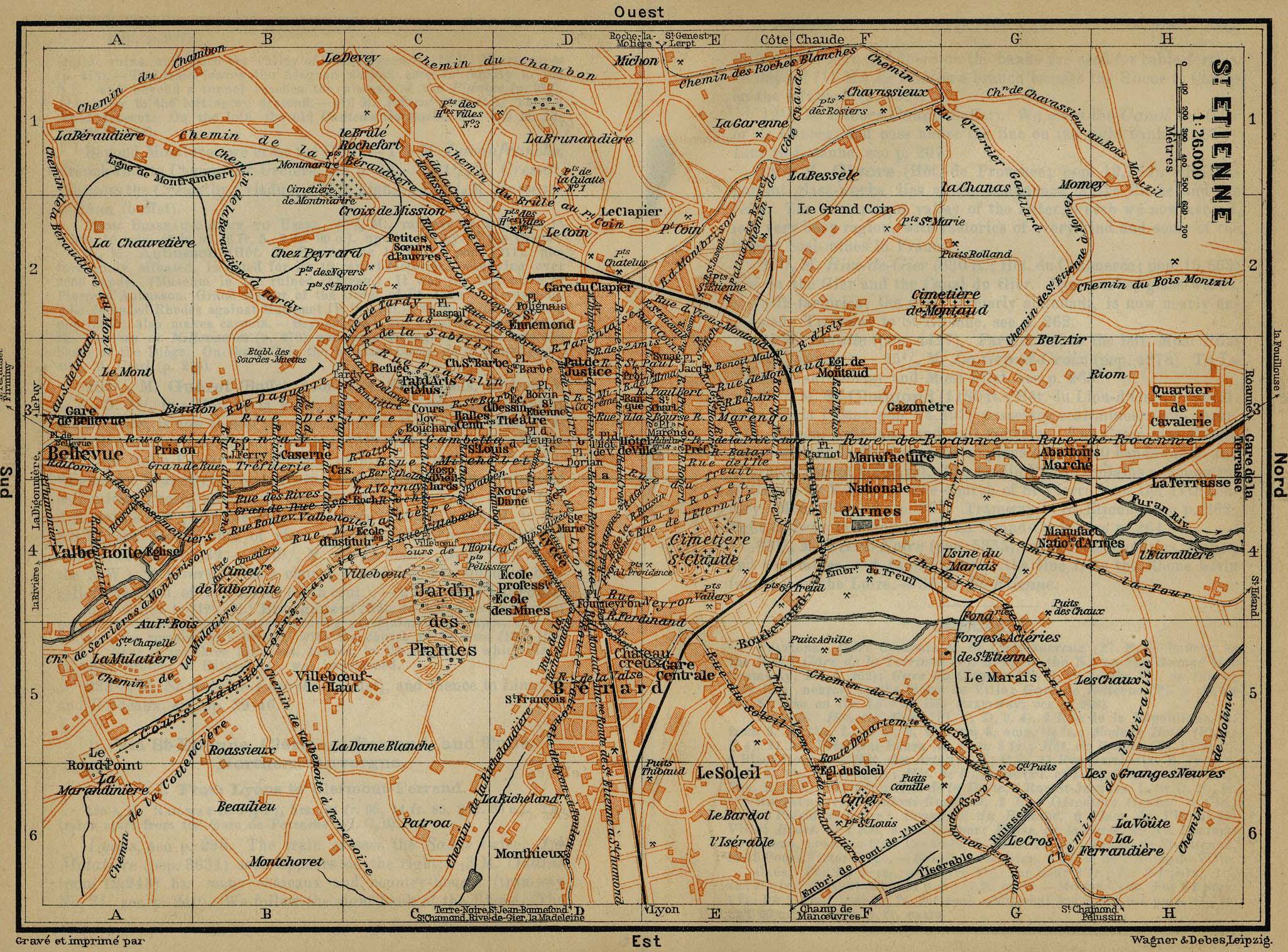 St-Etienne地图
