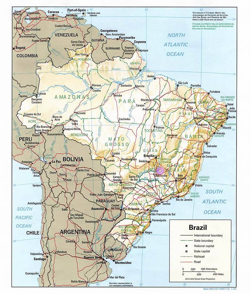 巴西地图,巴西地图高清中文版