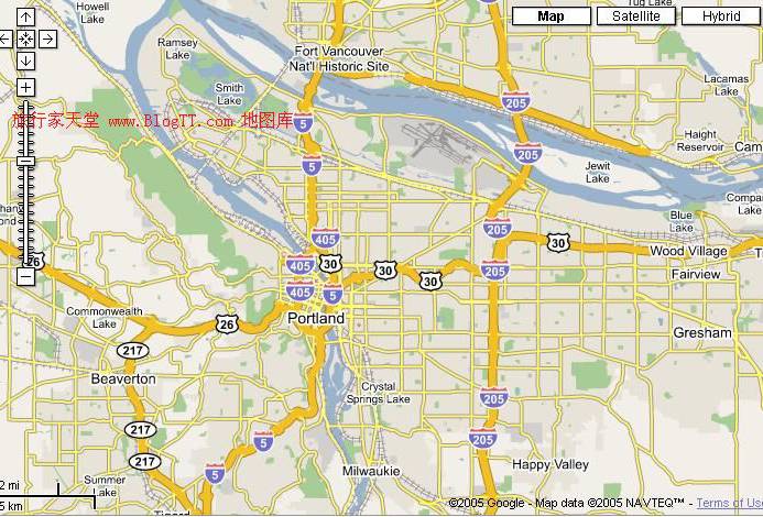 波特兰市地图,美国地图高清中文版