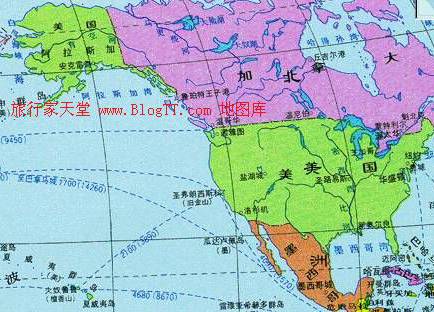 美国简图,美国地图高清中文版