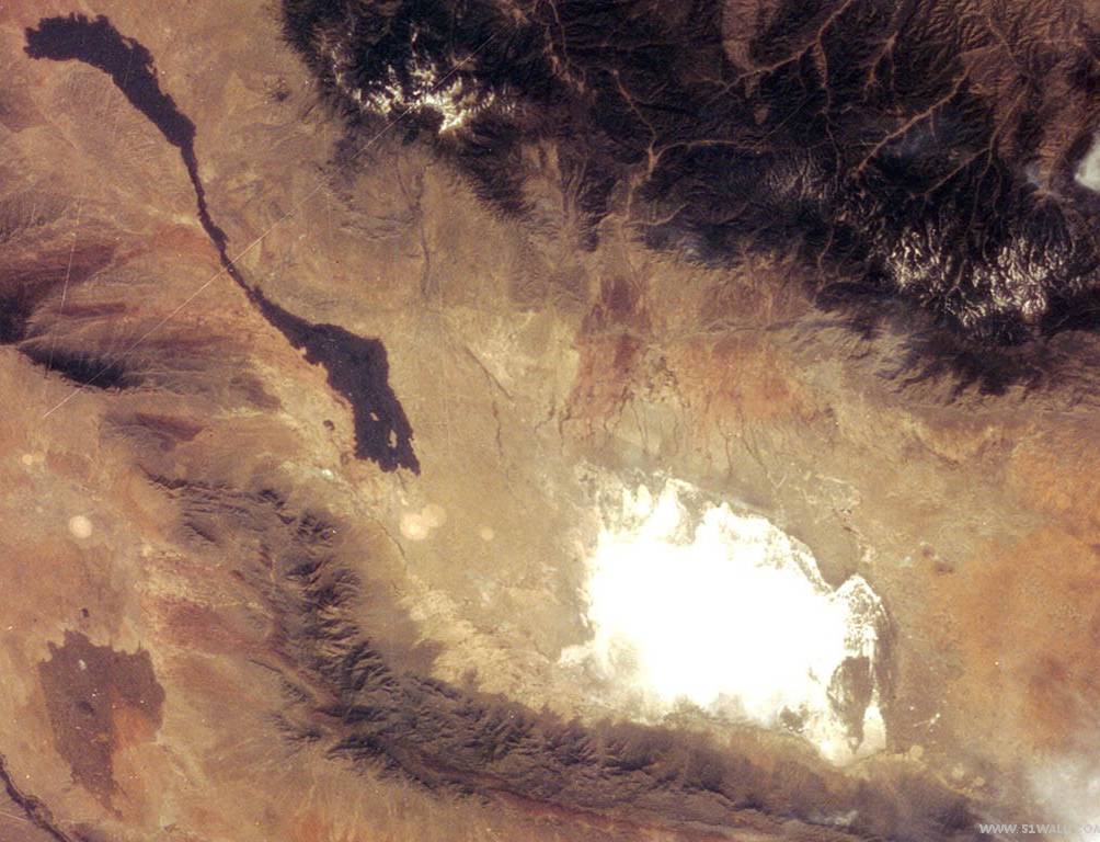 新墨西哥州-白色沙漠卫星影象图