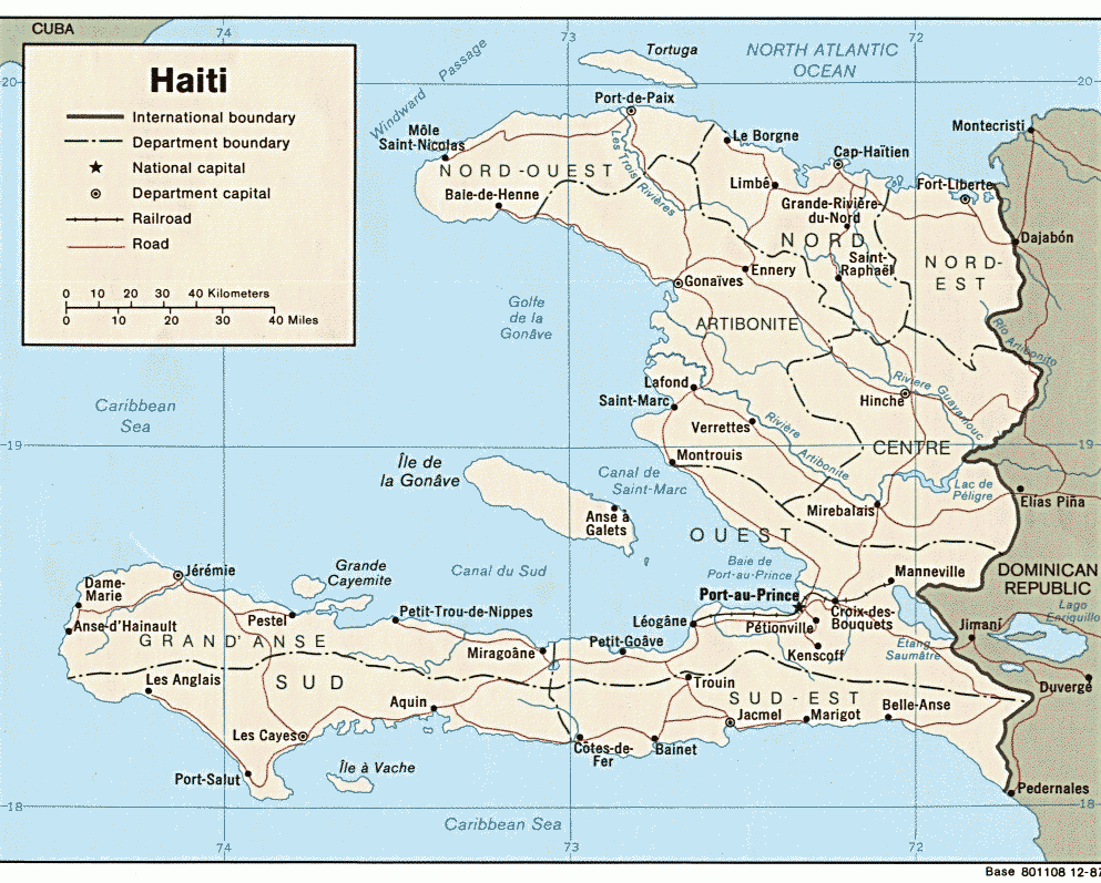 海地地图