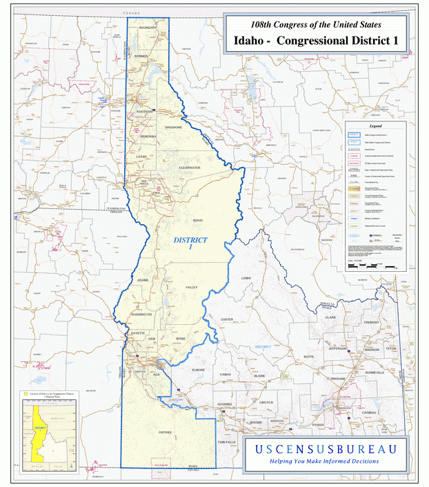 爱达荷州,美国地图高清中文版