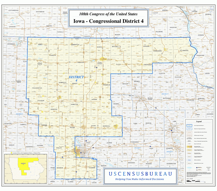 衣阿华州行政区划图,美国地图高清中文版