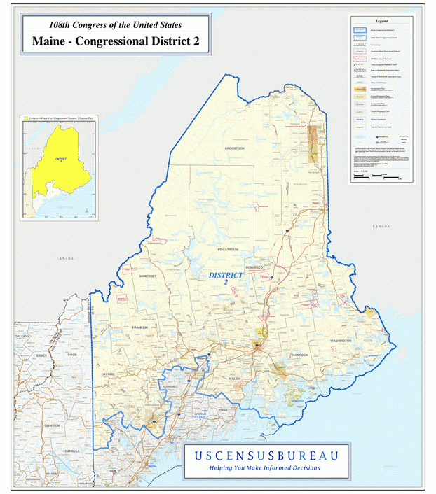 缅因州地图,美国地图高清中文版