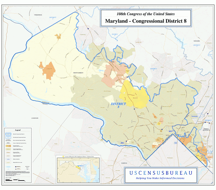马里兰州行政区划图,美国地图高清中文版