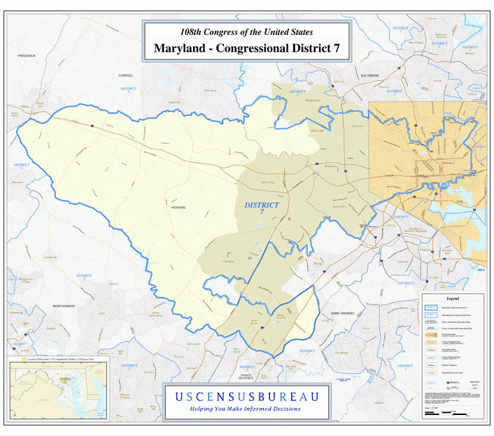 马里兰州行政区划图,美国地图高清中文版