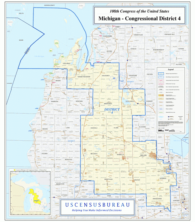 密西根行政区划图,美国地图高清中文版