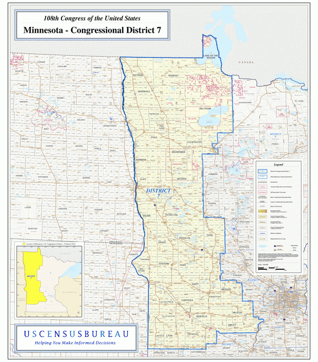 明尼苏达州(Minnesota)行政区划图,美国地图高清中文版