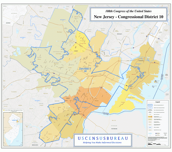 新泽西州(New Jersey)行政区划图,美国地图高清中文版