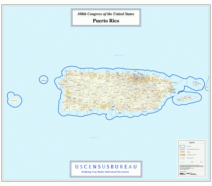 波多黎各地图(puerto rico)