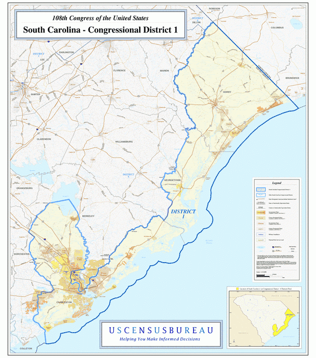 南卡罗来纳州地图(South Carolina),美国地图高清中文版