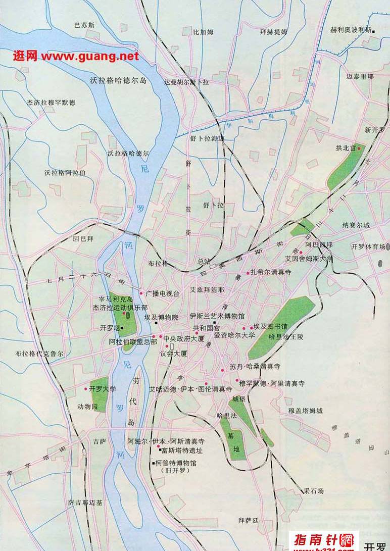 开罗市区地图,埃及地图高清中文版