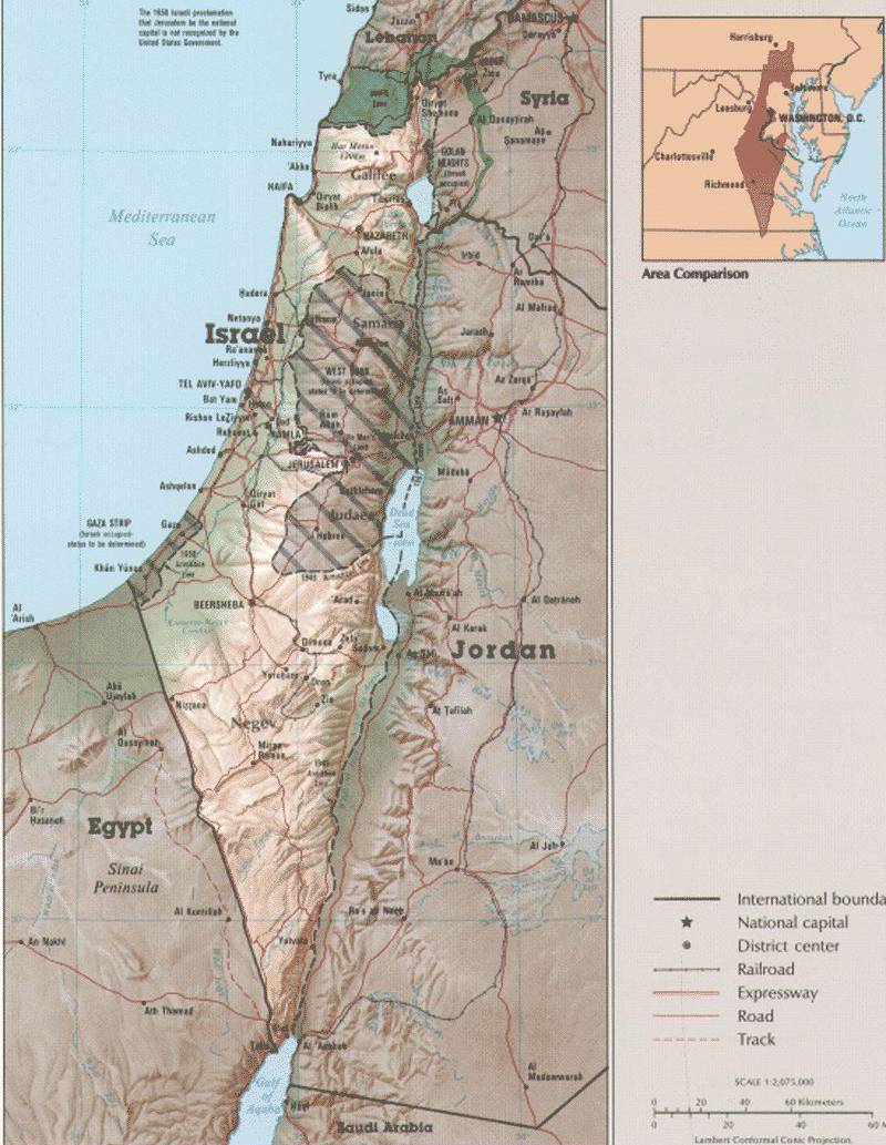 以色列地图,以色列地图高清中文版
