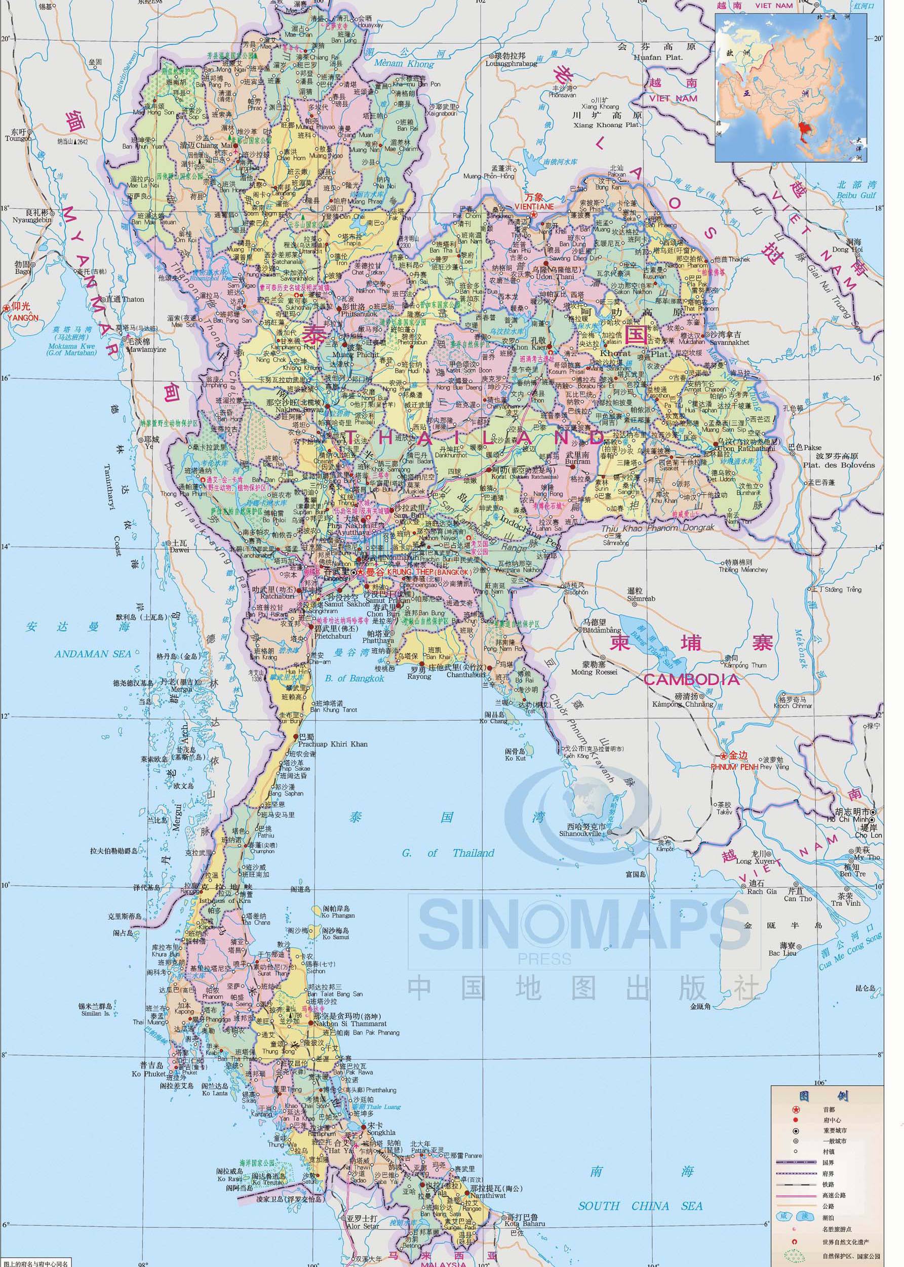 泰国地图