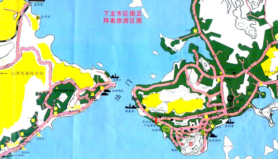 越南下龙市卫星图