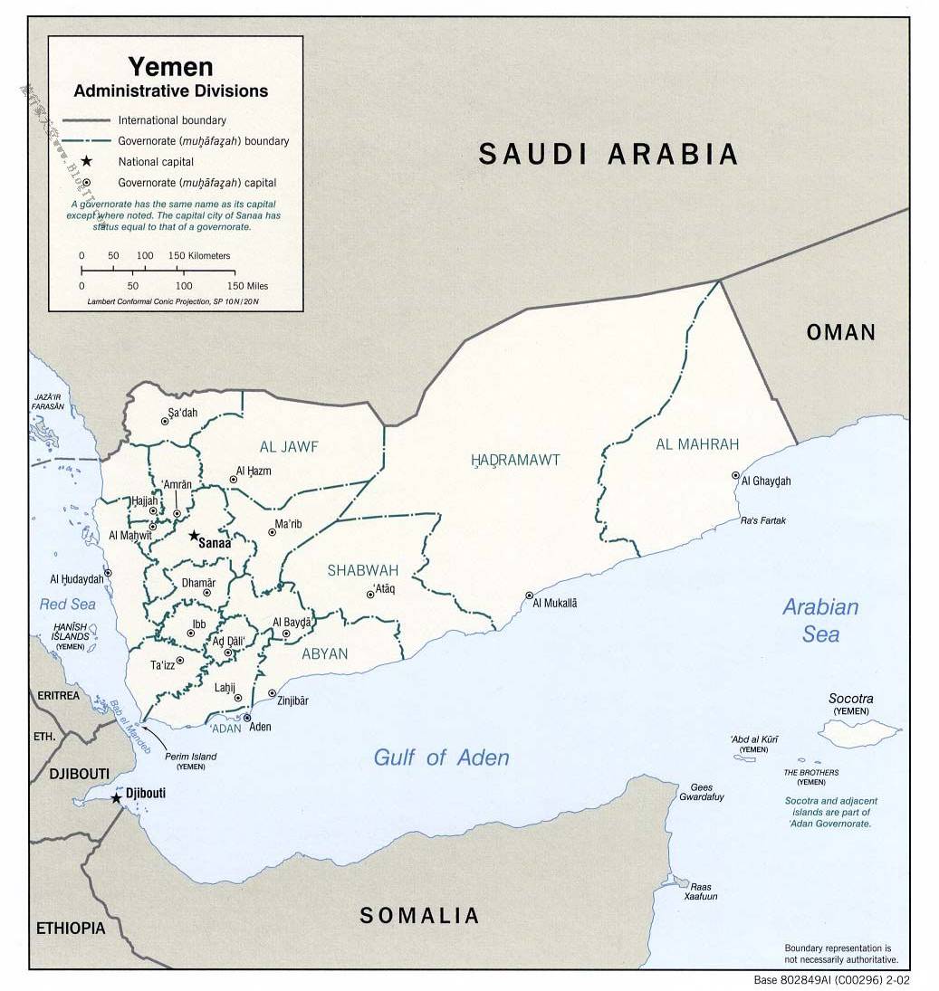 也门地图